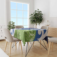 Southland New Zealand Tablecloth Maori Koru Flag Color