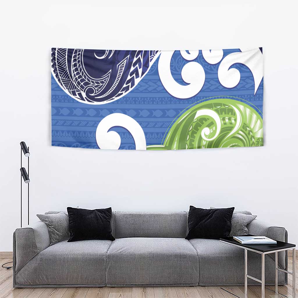 Southland New Zealand Tapestry Maori Koru Flag Color