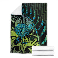 Southland Takehe Pounama Blanket Aotearoa Poutama Paua Shell Fern