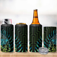Southland Takehe Pounama 4 in 1 Can Cooler Tumbler Aotearoa Poutama Paua Shell Fern