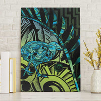 Southland Takehe Pounama Canvas Wall Art Aotearoa Poutama Paua Shell Fern