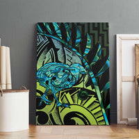 Southland Takehe Pounama Canvas Wall Art Aotearoa Poutama Paua Shell Fern