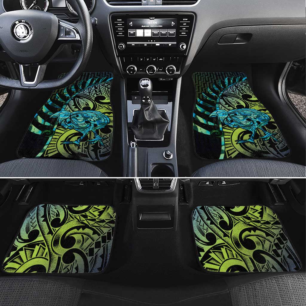 Southland Takehe Pounama Car Mats Aotearoa Poutama Paua Shell Fern