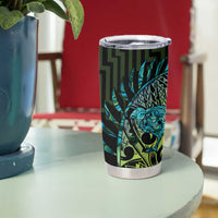 Southland Takehe Pounama Tumbler Cup Aotearoa Poutama Paua Shell Fern