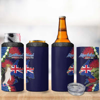 Southland Anniversary Day 4 in 1 Can Cooler Tumbler Murihiku 1861 Maori Bird Mix Pohutukawa