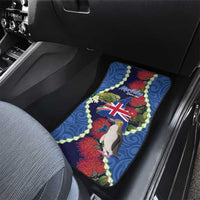 Southland Anniversary Day Car Mats Murihiku 1861 Maori Bird Mix Pohutukawa