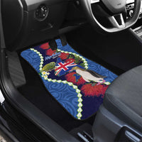 Southland Anniversary Day Car Mats Murihiku 1861 Maori Bird Mix Pohutukawa