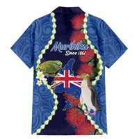Southland Anniversary Day Family Matching Mermaid Dress and Hawaiian Shirt Murihiku 1861 Maori Bird Mix Pohutukawa