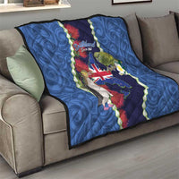 Southland Anniversary Day Quilt Murihiku 1861 Maori Bird Mix Pohutukawa