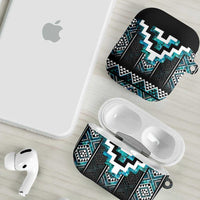 Paua Shell Taniko Pattern Aotearoa AirPods Case Niho Taniwha Mix Poutama - Polynesian Pride