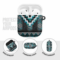 Paua Shell Taniko Pattern Aotearoa AirPods Case Niho Taniwha Mix Poutama - Polynesian Pride