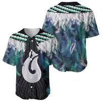 Aotearoa Korowai Motif Baseball Jersey Hei Matau Poutama Maori Pattern LT14 - Polynesian Pride