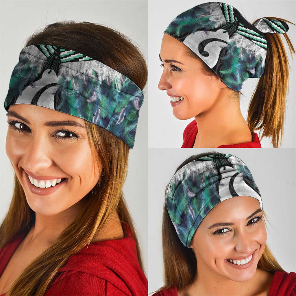 Aotearoa Korowai Motif Neck Gaiter Hei Matau Poutama Maori Pattern - Polynesian Pride