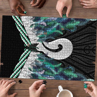 Aotearoa Korowai Motif Puzzle Hei Matau Poutama Maori Pattern - Polynesian Pride