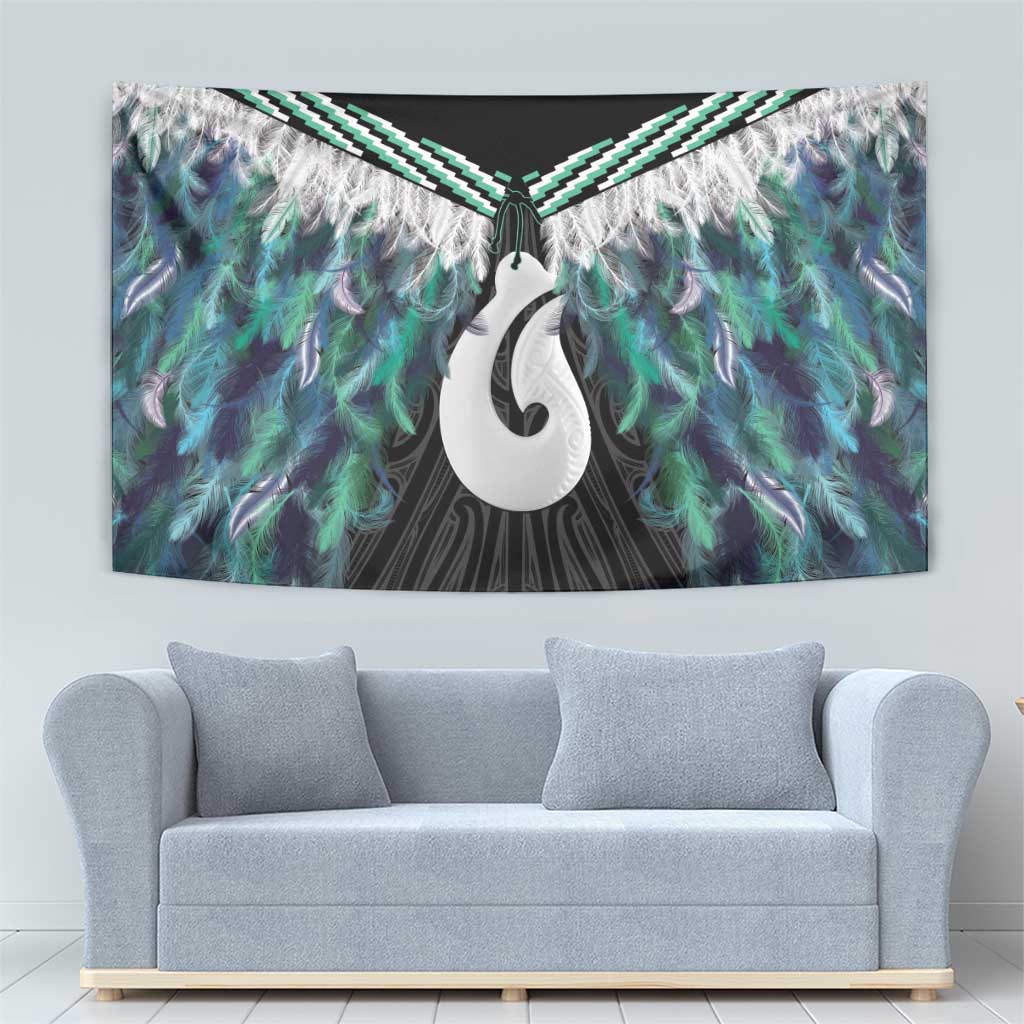 Aotearoa Korowai Motif Tapestry Hei Matau Poutama Maori Pattern