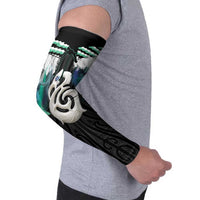 Aotearoa Korowai Motif Arm Sleeves Hei Manaia Poutama Maori Pattern - Polynesian Pride