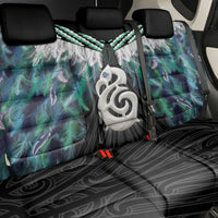 Aotearoa Korowai Motif Back Car Seat Cover Hei Manaia Poutama Maori Pattern LT14 - Polynesian Pride