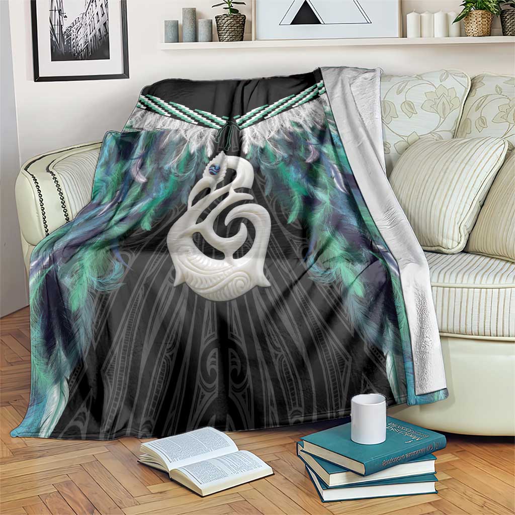 Aotearoa Korowai Motif Blanket Hei Manaia Poutama Maori Pattern