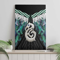 Aotearoa Korowai Motif Canvas Wall Art Hei Manaia Poutama Maori Pattern