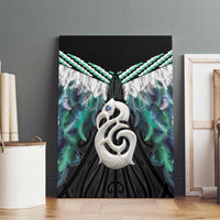 Aotearoa Korowai Motif Canvas Wall Art Hei Manaia Poutama Maori Pattern