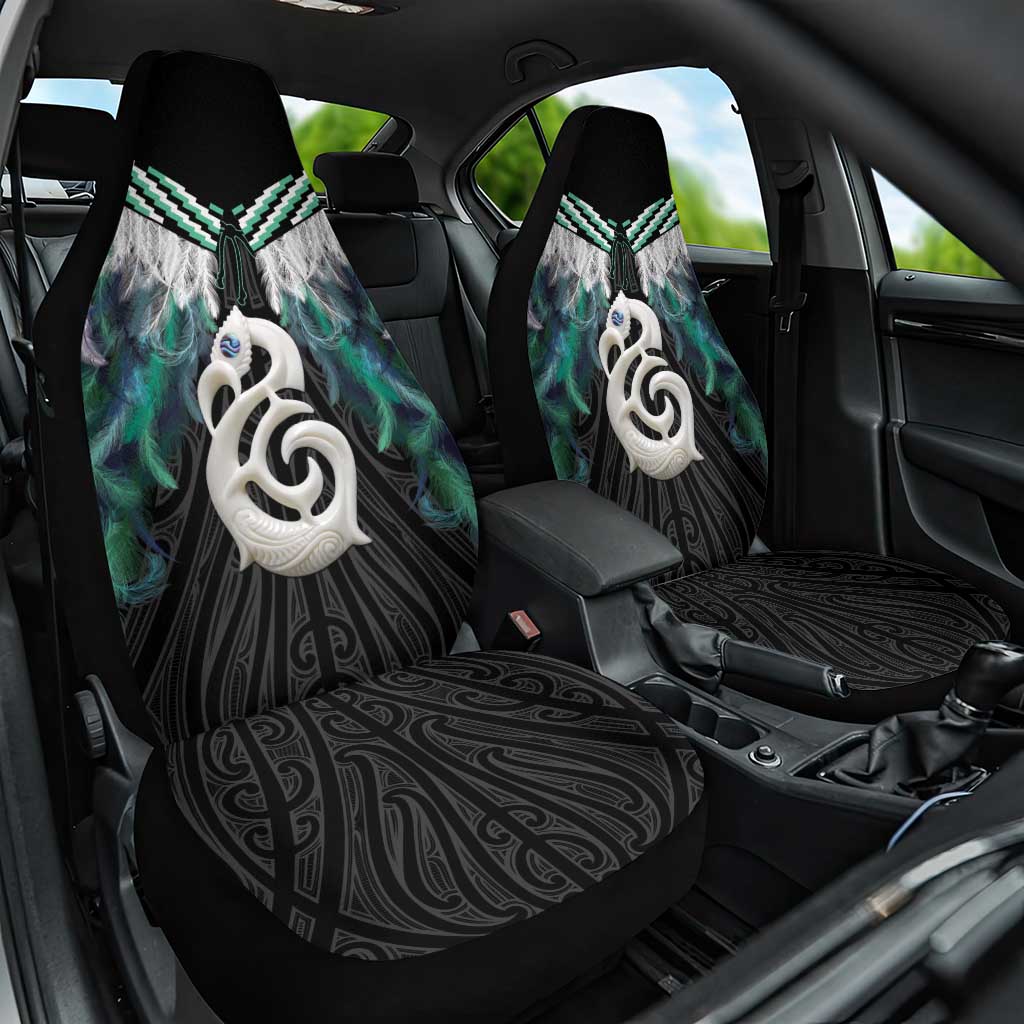 Aotearoa Korowai Motif Car Seat Cover Hei Manaia Poutama Maori Pattern