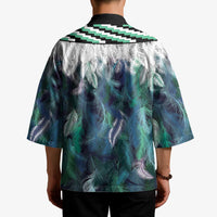 Aotearoa Korowai Motif Kimono Hei Manaia Poutama Maori Pattern - Polynesian Pride