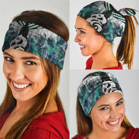 Aotearoa Korowai Motif Neck Gaiter Hei Manaia Poutama Maori Pattern - Polynesian Pride