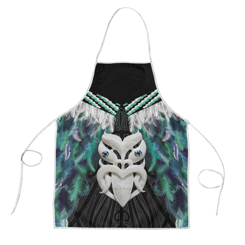 Aotearoa Korowai Motif Apron Maori Wheku Poutama - Polynesian Pride