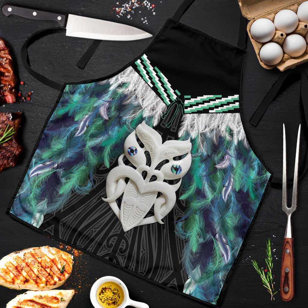 Aotearoa Korowai Motif Apron Maori Wheku Poutama - Polynesian Pride