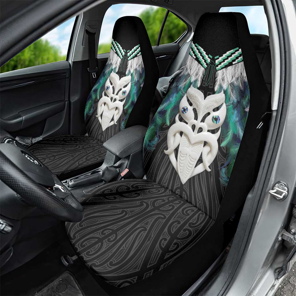 Aotearoa Korowai Motif Car Seat Cover Maori Wheku Poutama