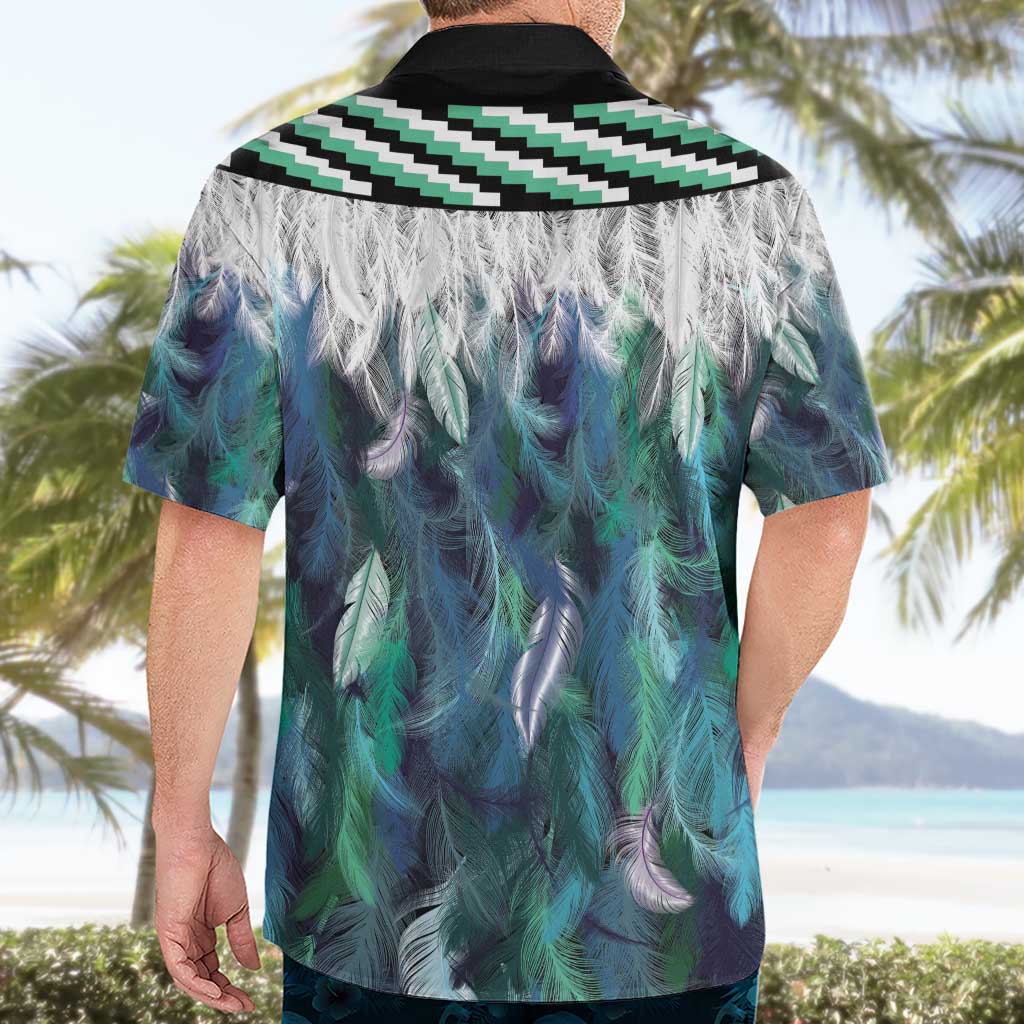 Aotearoa Korowai Motif Hawaiian Shirt Maori Wheku Poutama