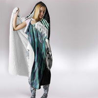 Aotearoa Korowai Motif Hooded Blanket Maori Wheku Poutama LT14 - Polynesian Pride