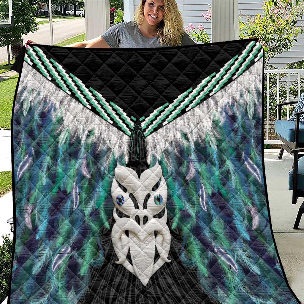 Aotearoa Korowai Motif Quilt Maori Wheku Poutama