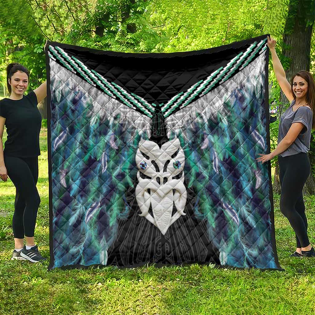 Aotearoa Korowai Motif Quilt Maori Wheku Poutama