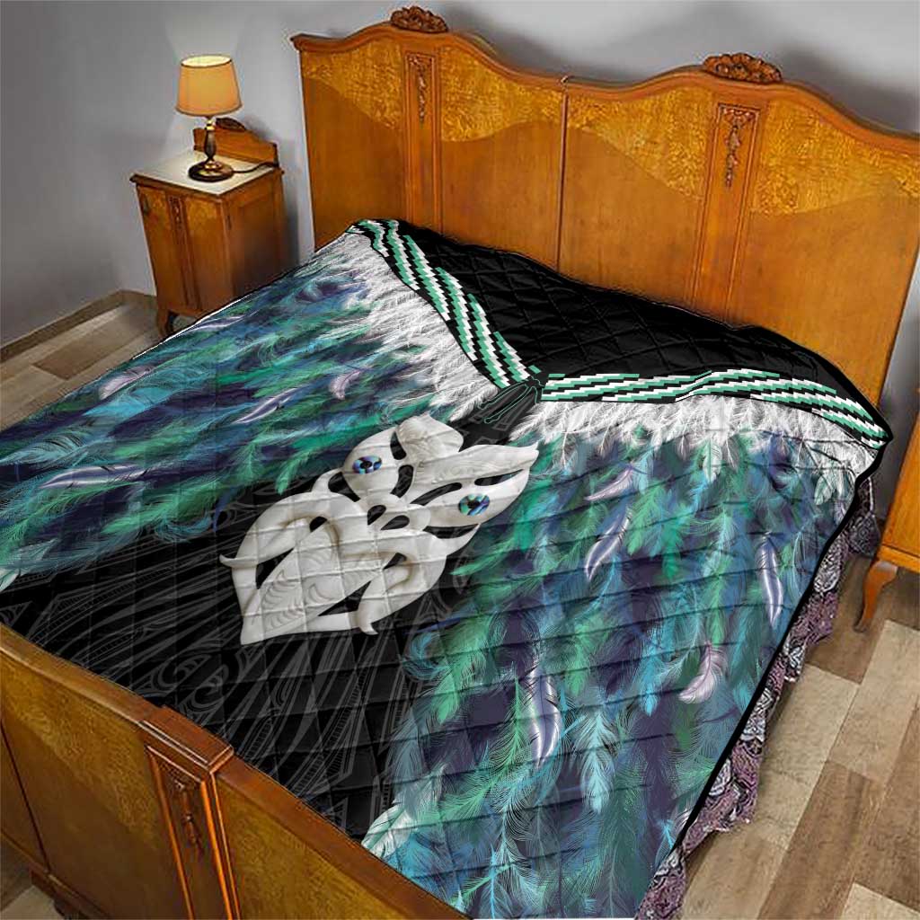 Aotearoa Korowai Motif Quilt Maori Wheku Poutama
