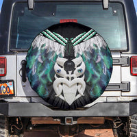 Aotearoa Korowai Motif Spare Tire Cover Maori Wheku Poutama