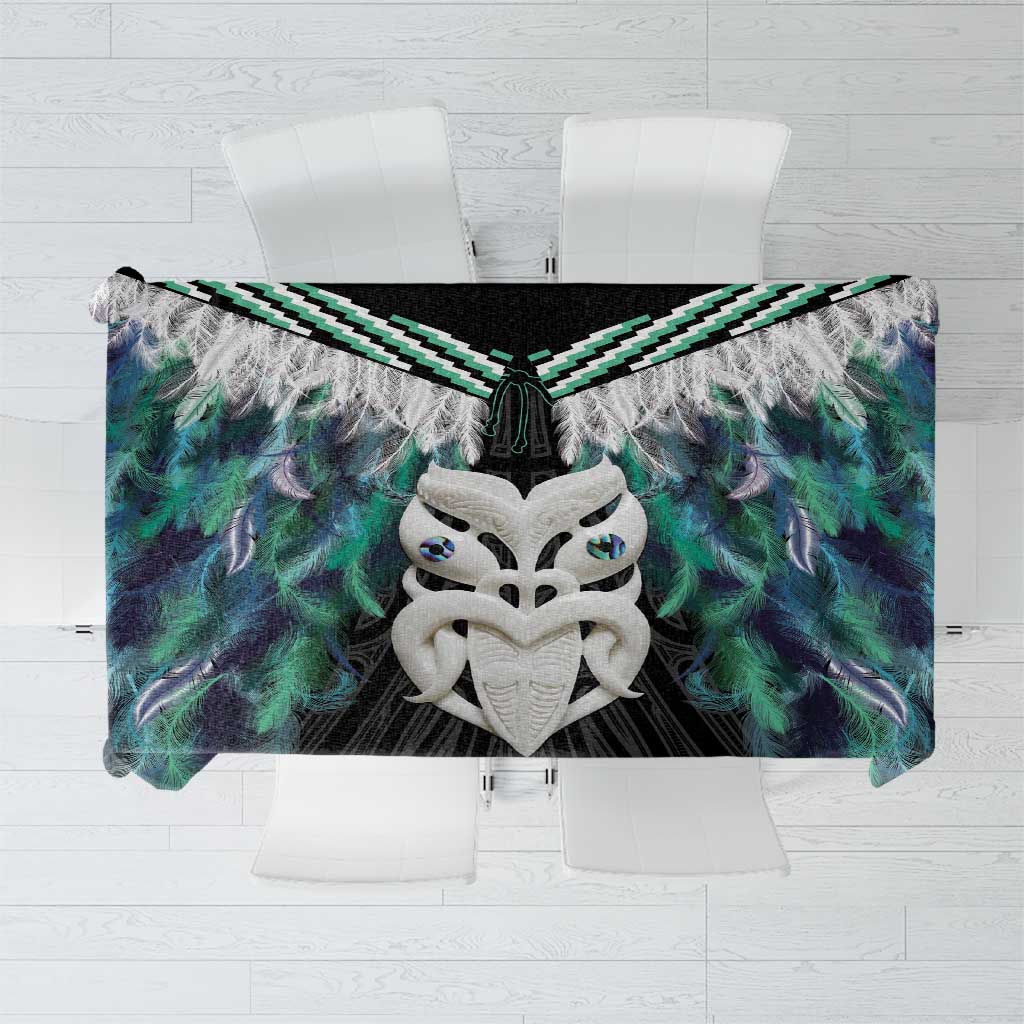 Aotearoa Korowai Motif Tablecloth Maori Wheku Poutama