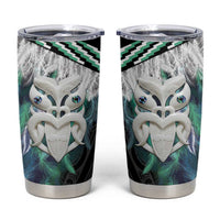 Aotearoa Korowai Motif Tumbler Cup Maori Wheku Poutama