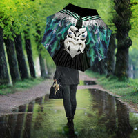 Aotearoa Korowai Motif Umbrella Maori Wheku Poutama - Polynesian Pride