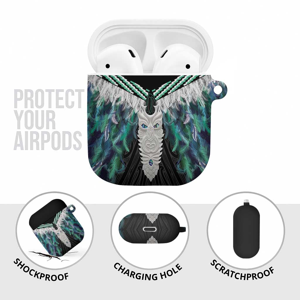 Aotearoa Korowai Motif AirPods Case Maori Tane Poutama - Polynesian Pride