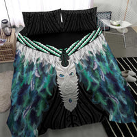 Aotearoa Korowai Motif Bedding Set Maori Tane Poutama
