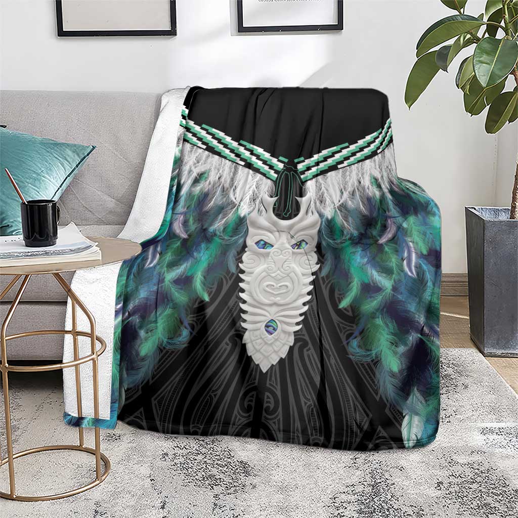 Aotearoa Korowai Motif Blanket Maori Tane Poutama
