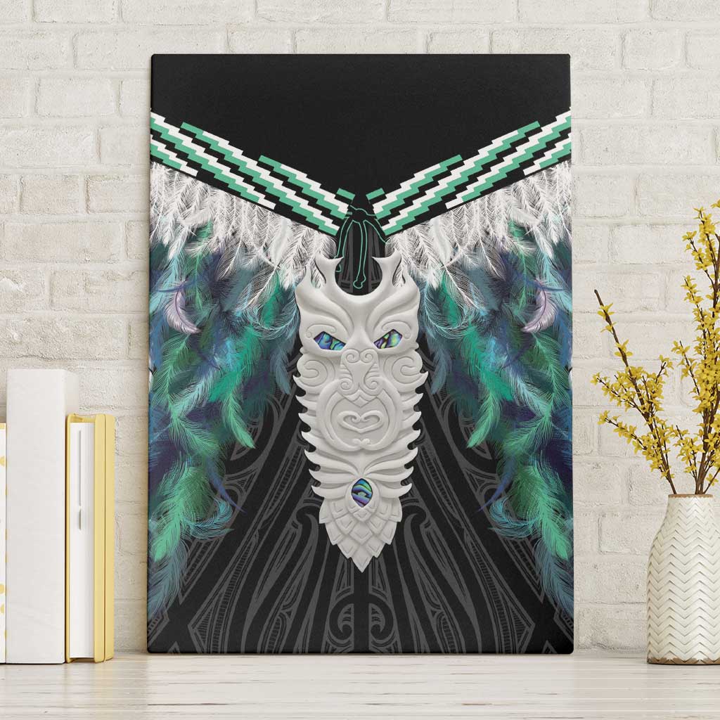 Aotearoa Korowai Motif Canvas Wall Art Maori Tane Poutama