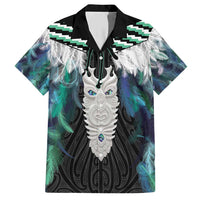 Aotearoa Korowai Motif Family Matching Short Sleeve Bodycon Dress and Hawaiian Shirt Maori Tane Poutama