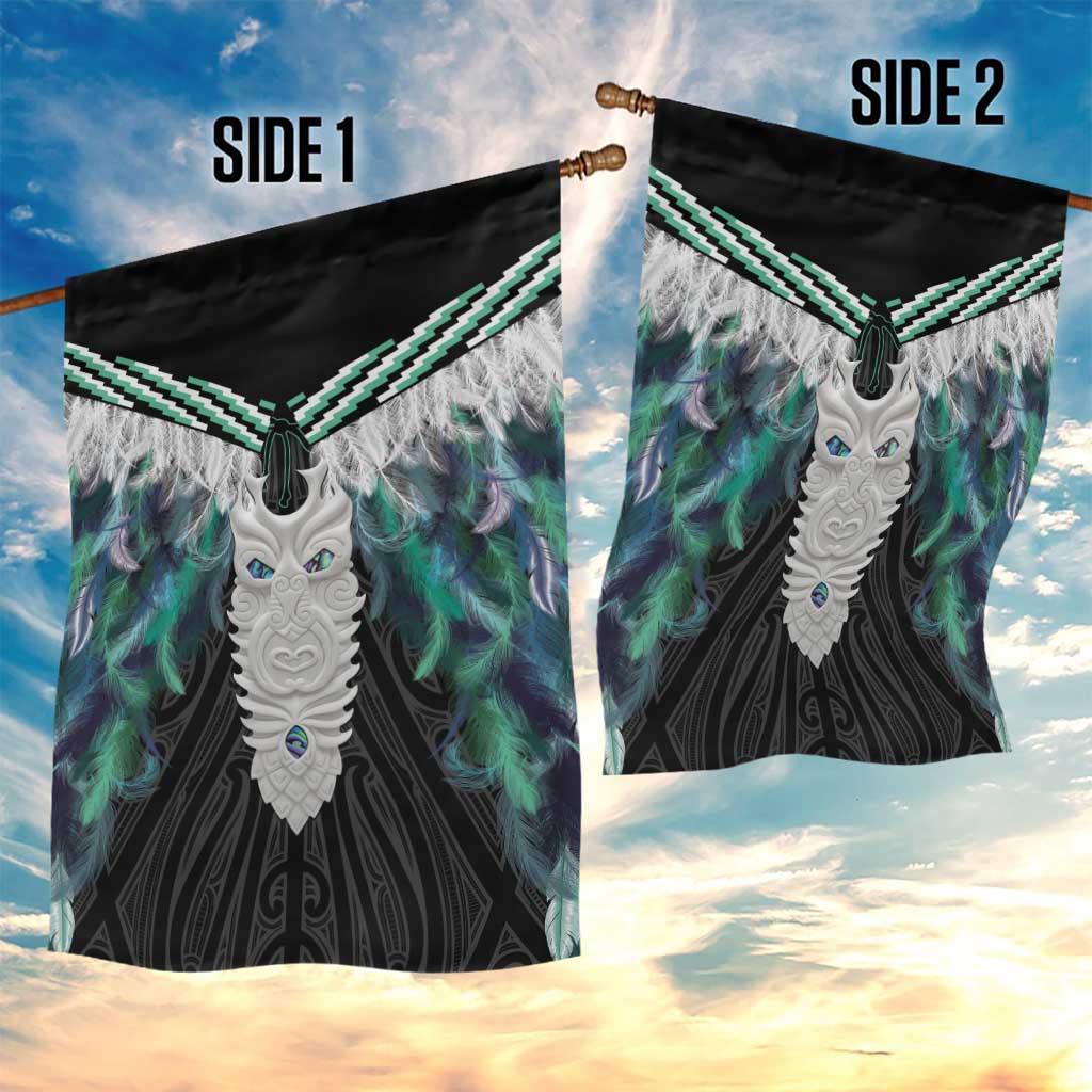Aotearoa Korowai Motif Garden Flag Maori Tane Poutama