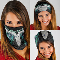 Aotearoa Korowai Motif Neck Gaiter Maori Tane Poutama - Polynesian Pride