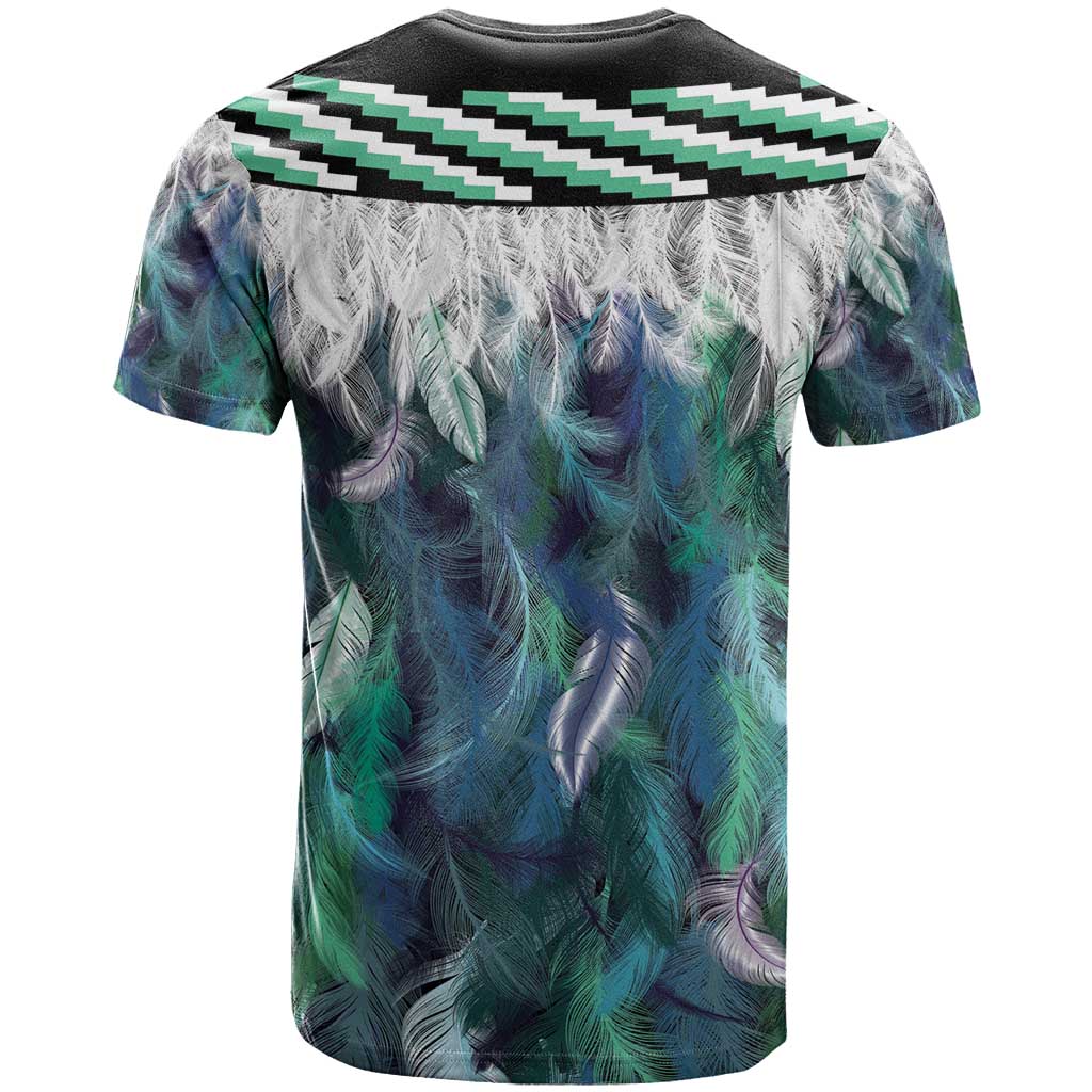 Aotearoa Korowai Motif T Shirt Maori Tane Poutama