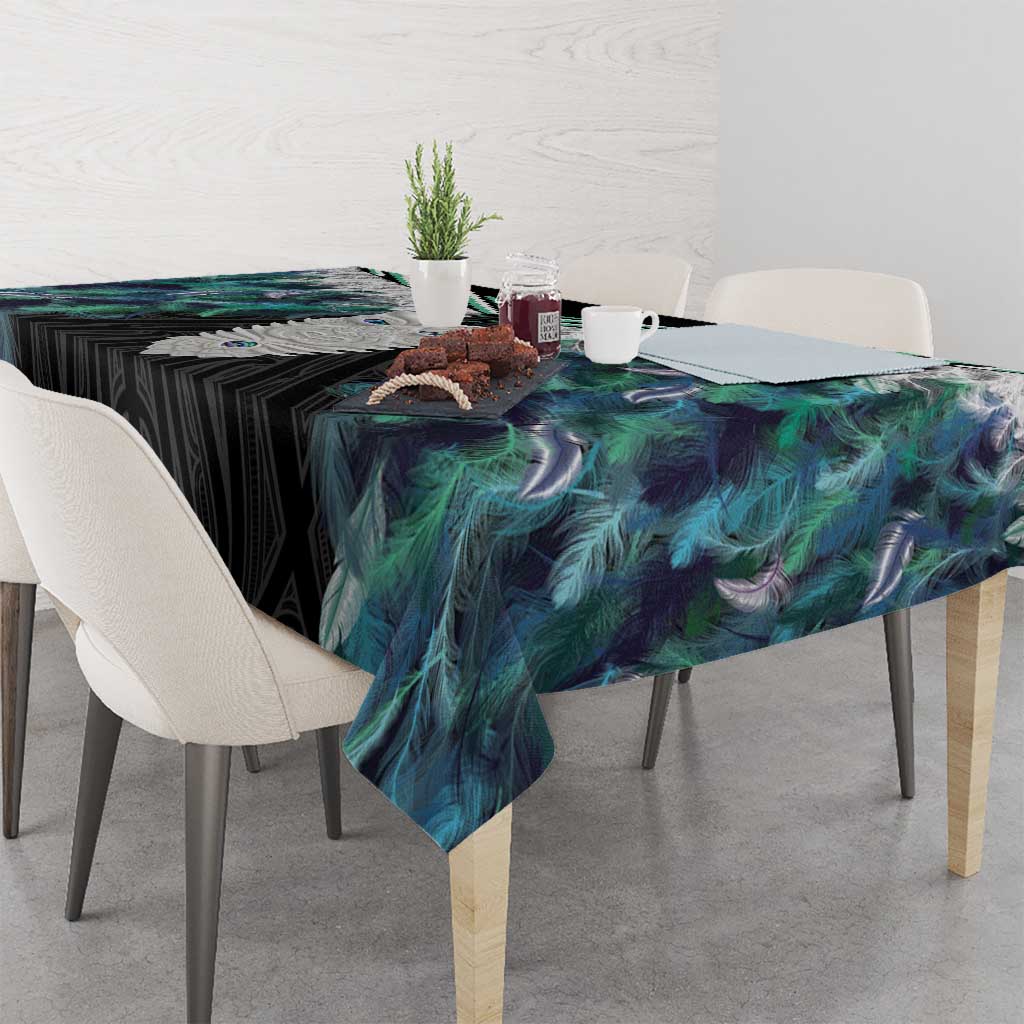 Aotearoa Korowai Motif Tablecloth Maori Tane Poutama