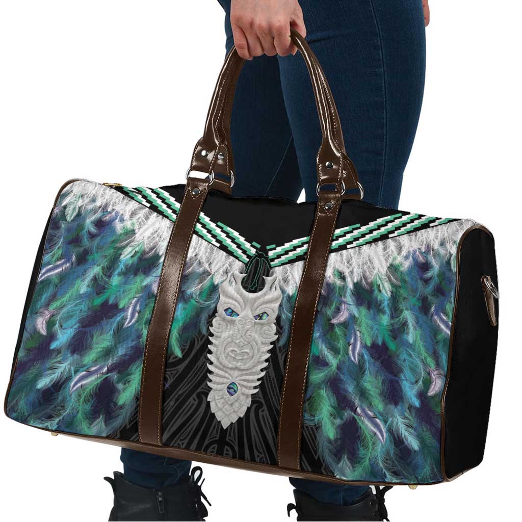 Aotearoa Korowai Motif Travel Bag Maori Tane Poutama - Polynesian Pride