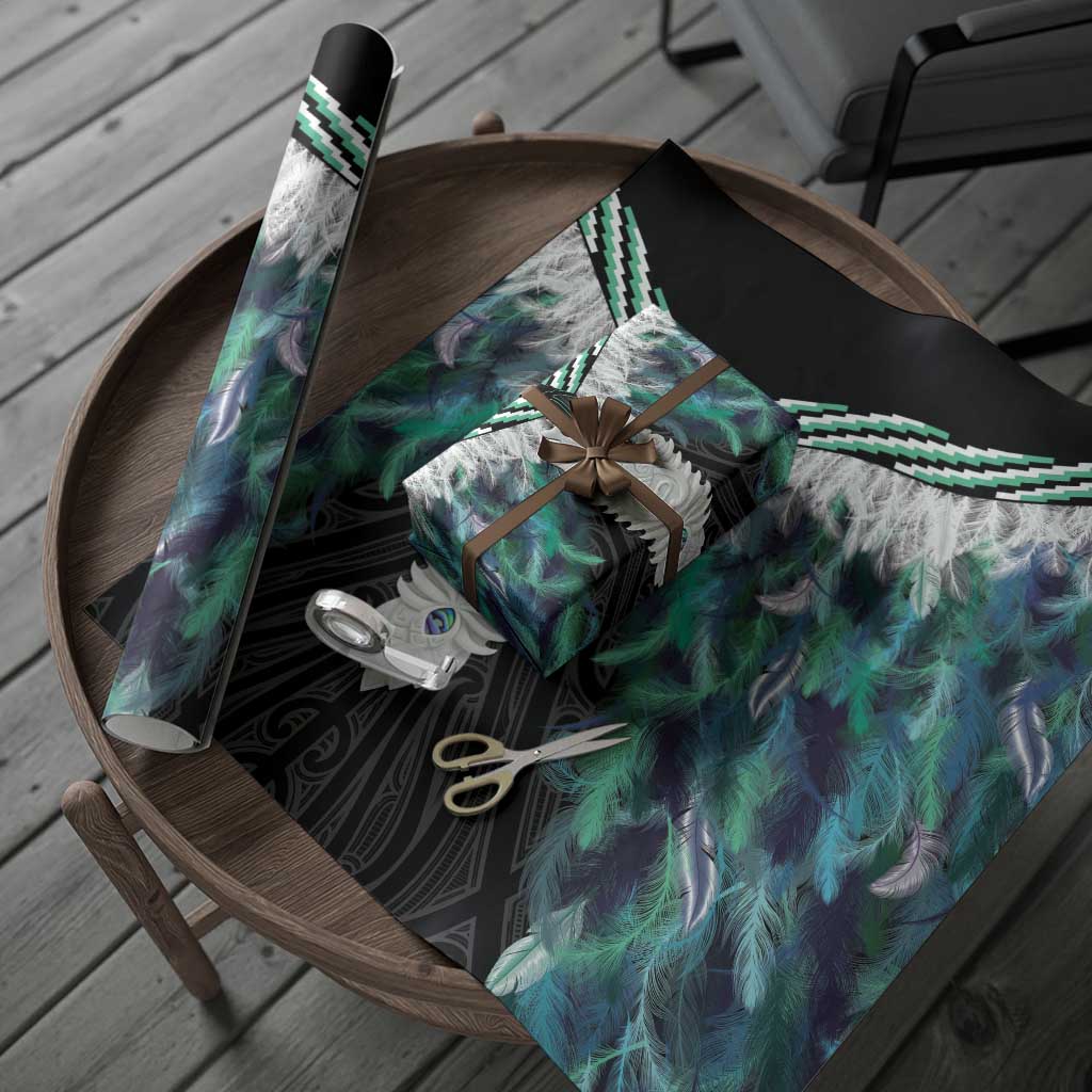 Aotearoa Korowai Motif Wrapping Paper Maori Tane Poutama - Polynesian Pride